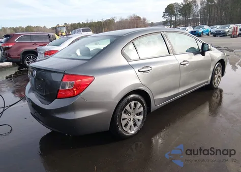 2012 Honda Civic Lx from USA, damaged, VIN 19XFB2F5XCE346314